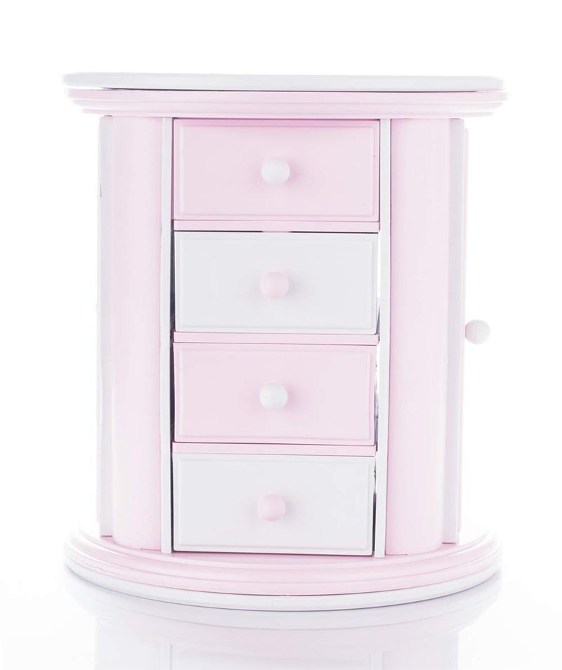 Renawe Girls Musical Jewelry Box Necklace Storage Accessories Gifts Cute Kids Jewelry Boxes for Little Girl Toddler Children Jewelry Organizer Best Girls Birthday Gift Stuff Child Music Jewelry Box - Image 2